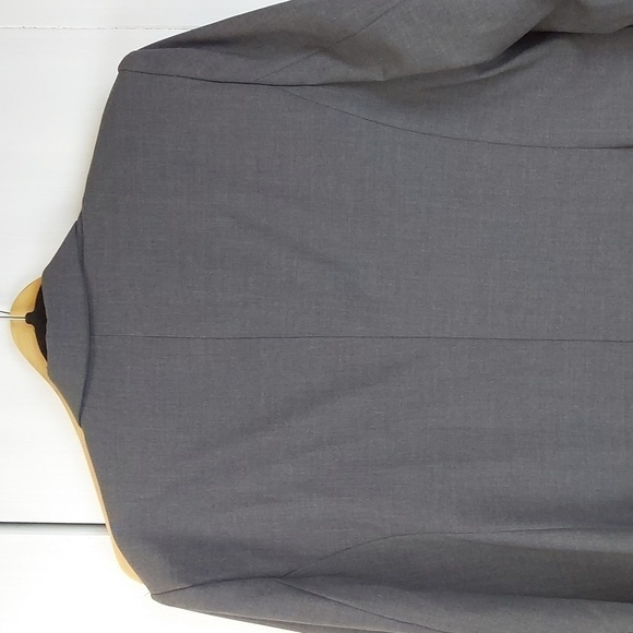 Worthington Womens Admiral Gray Suit Coat Blazer Neutral Minimalist Sz.18 - Picture 7 of 10